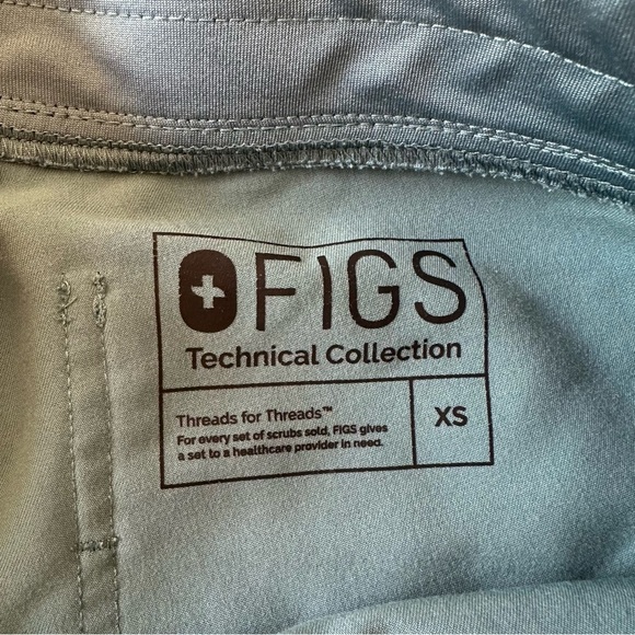 Figs Zamora Jogger Turquoise Pants Scrub XS - Picture 9 of 11